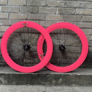 Bộ vành xe đạp Fixed Gear HUB XJ bản cao 7cm trước sau