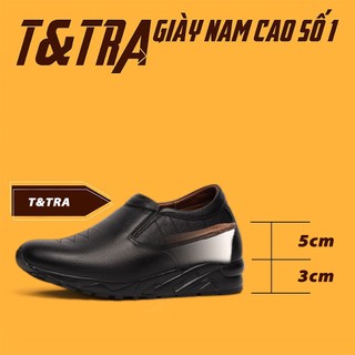 [ 8CM ] Giày Cao Nam T&TRA T35 Đ