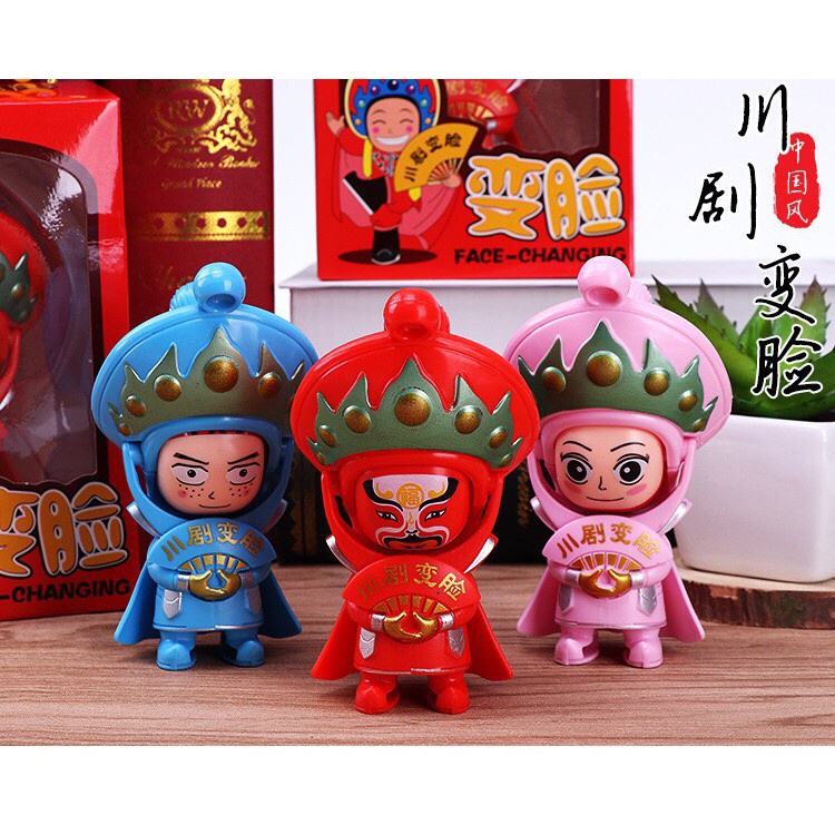 Móc khóa búp bê thay đổi khuôn mặt thú vị và đáng yêu dành cho bé