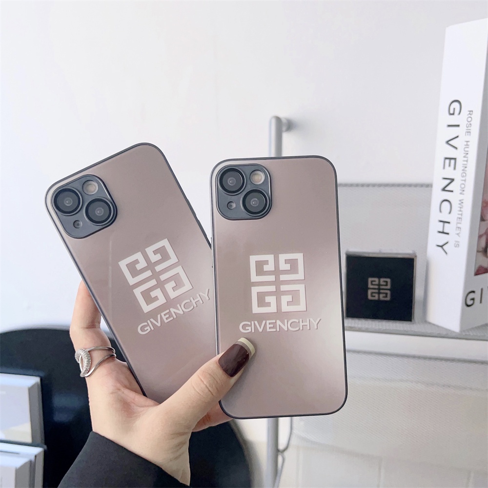 Ốp Điện Thoại Mặt Kính In Logo Chất Lượng Cao Cho iPhone 14 13 12 11 Pro Max