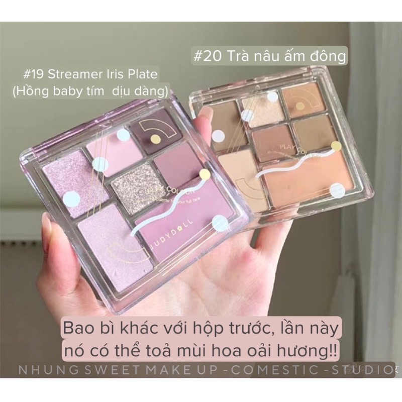 BẢNG MẮT Hot trend ĐÀO NGỌC TRAI   - MÀU HỒNG NUDE BABY - MÀU NÂU CÀ PHÊ SANG CHẢ