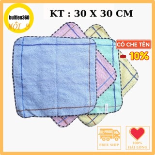 Khăn mặt trẻ em THĂNG AN khăn cotton vuông cho bé chất mềm mịn