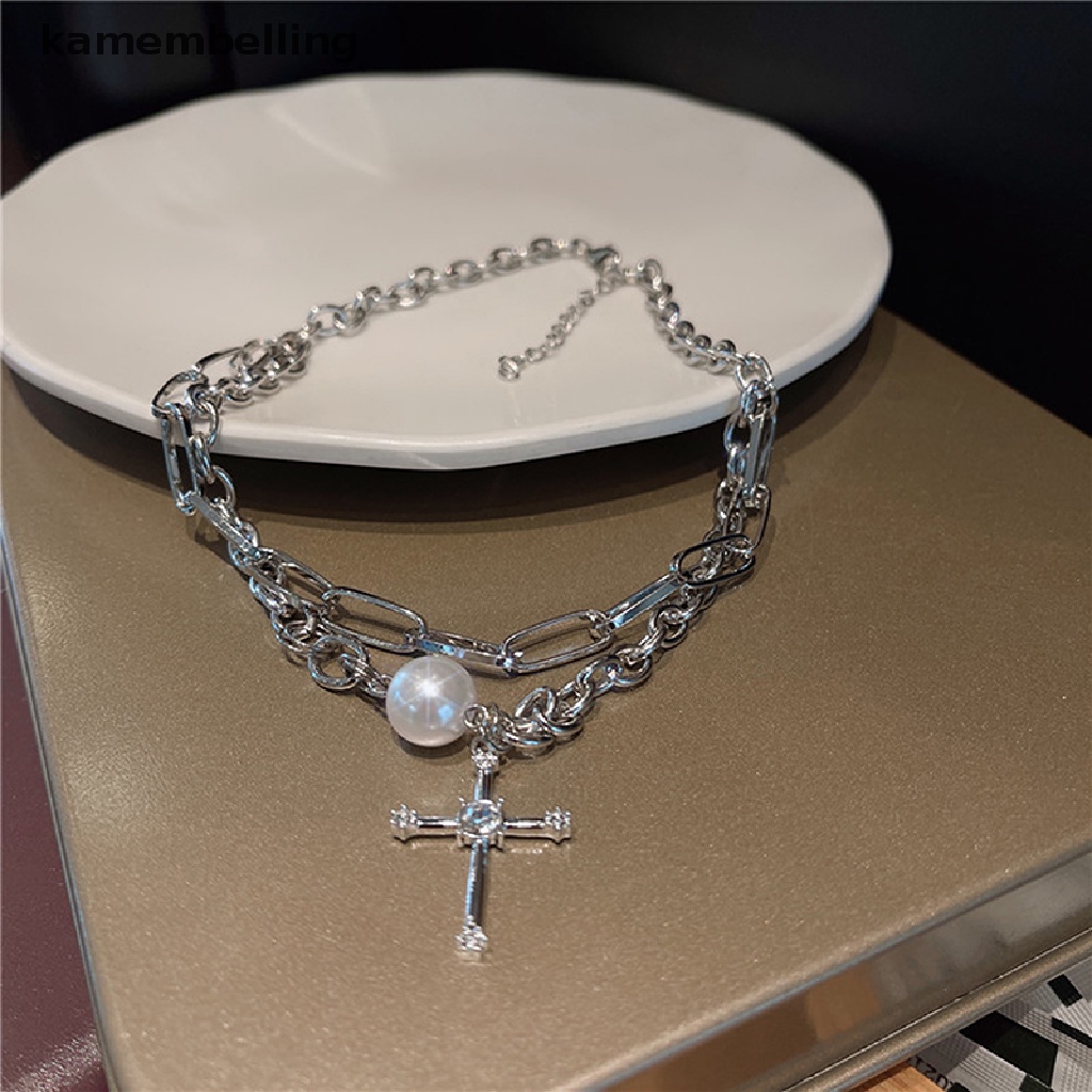 Vòng cổ Nhiều Lớp Mặt Thánh Giá Phong Cách Vintage Cho Nữ