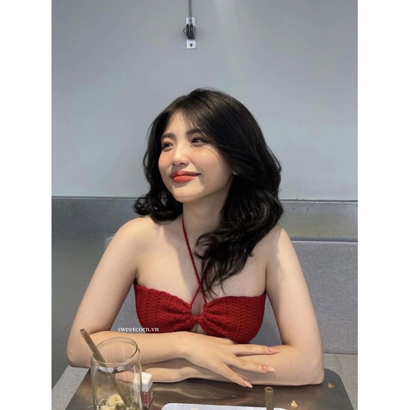 Áo móc len- croptop crochet 🔥