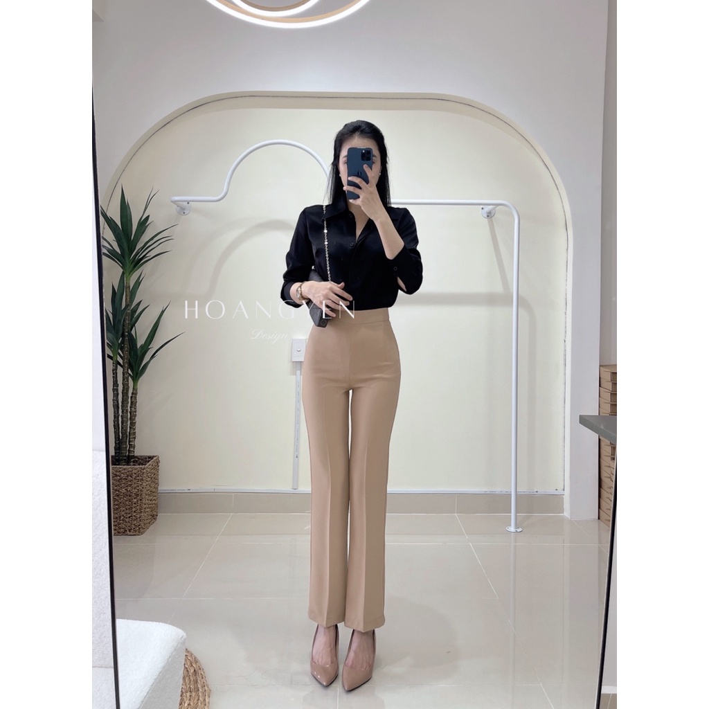 Quần tây âu ống đứng ủi ly