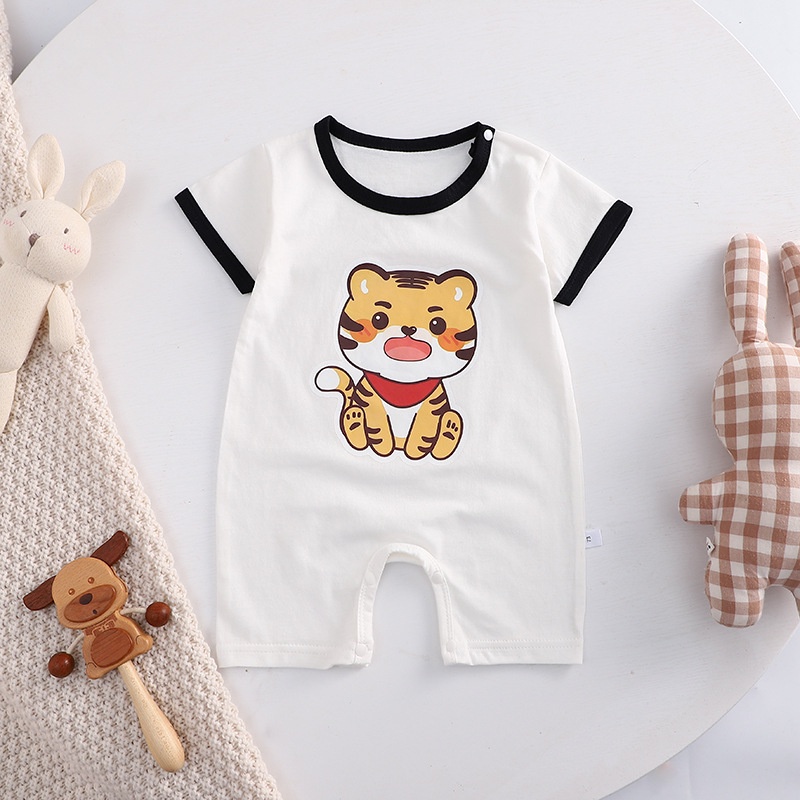 Jumpsuit bodysuit romper Liền Mảnh Vải cotton In Hình Hoạt Hình Cho Các Bé Trai Từ 0-18