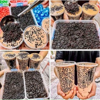 Trân châu đường đen Khổng Lồ / Mini siêu nhỏ cực hot nguyên liệu trà sữa - Gian Bếp Nhỏ