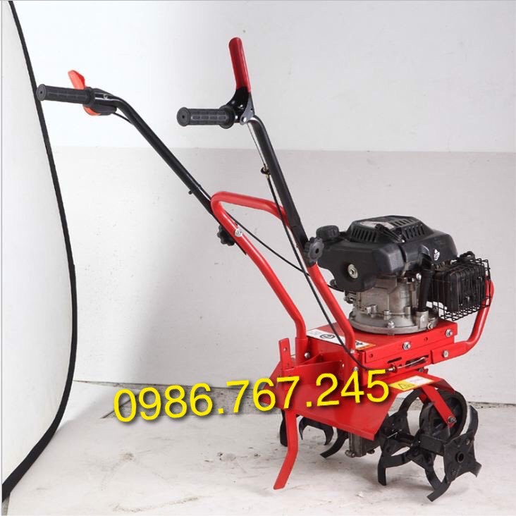 Máy xới đất mini GL500 đẩy tay công suất 5.5HP xới đất vườn rau, vườn cây ăn quả