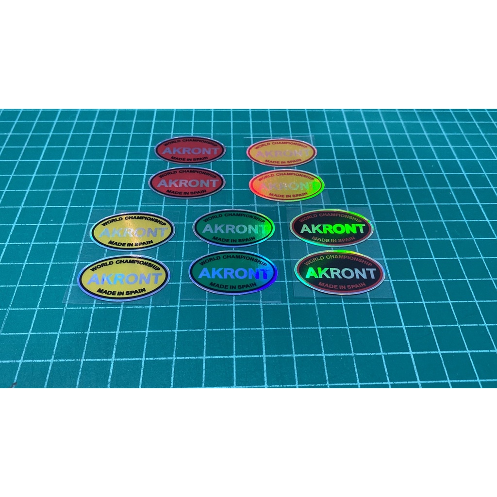 Nhãn dán bánh xe AKRONT mới HOLOGRAM