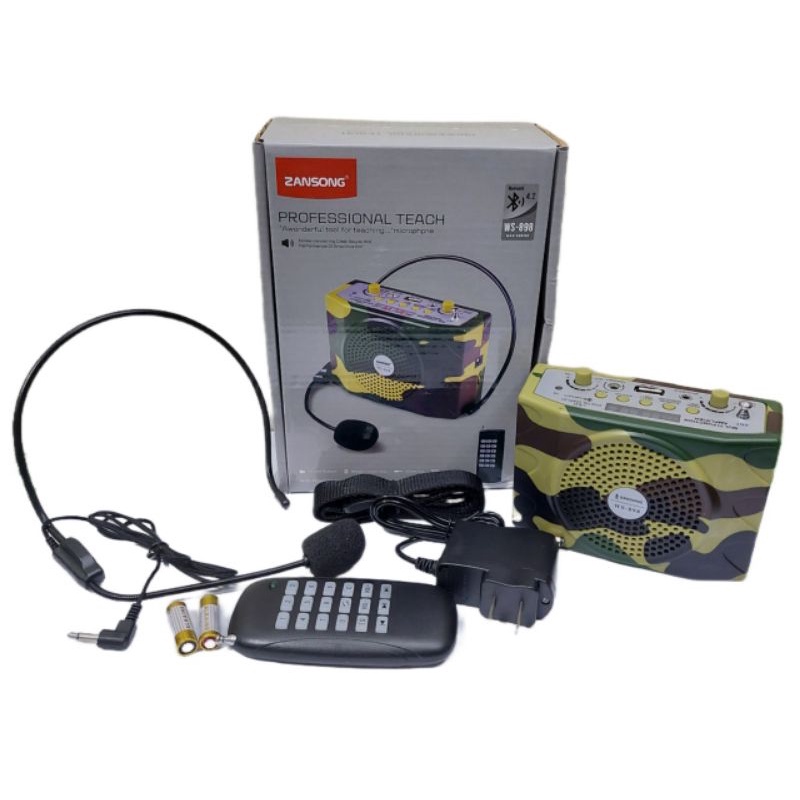 Loa gọi chim trợ giảng điều khiển từ xa WS 898 bluetooth mới nhất | BigBuy360 - bigbuy360.vn