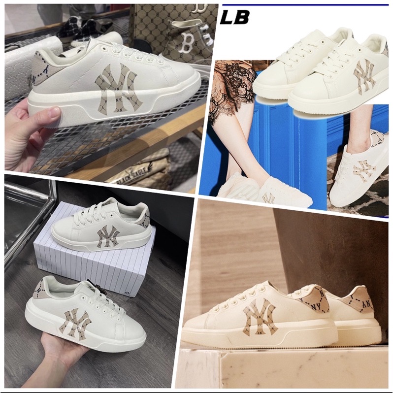 Giày MLB Sneaker Cổ Thấp Chunky Classic logo Yankee.s - Unisex Thương Hiệu Hàn Quốc Chính Hãng,SHOELAB