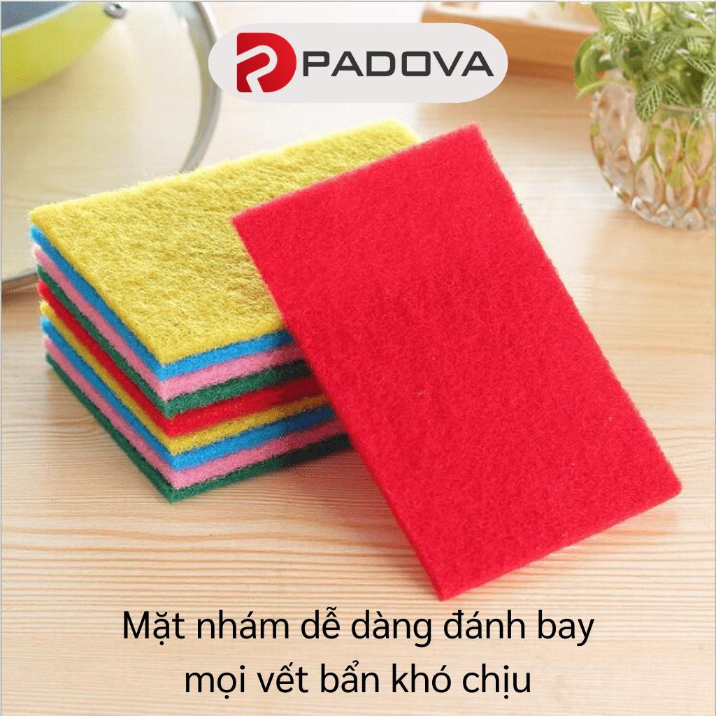 Combo 10 Miếng Cước Rửa Chén, Chà Xoong Nồi 15x10cm PADOVA 9832