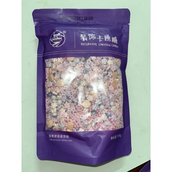 Hạt đường trang trí bánh kem