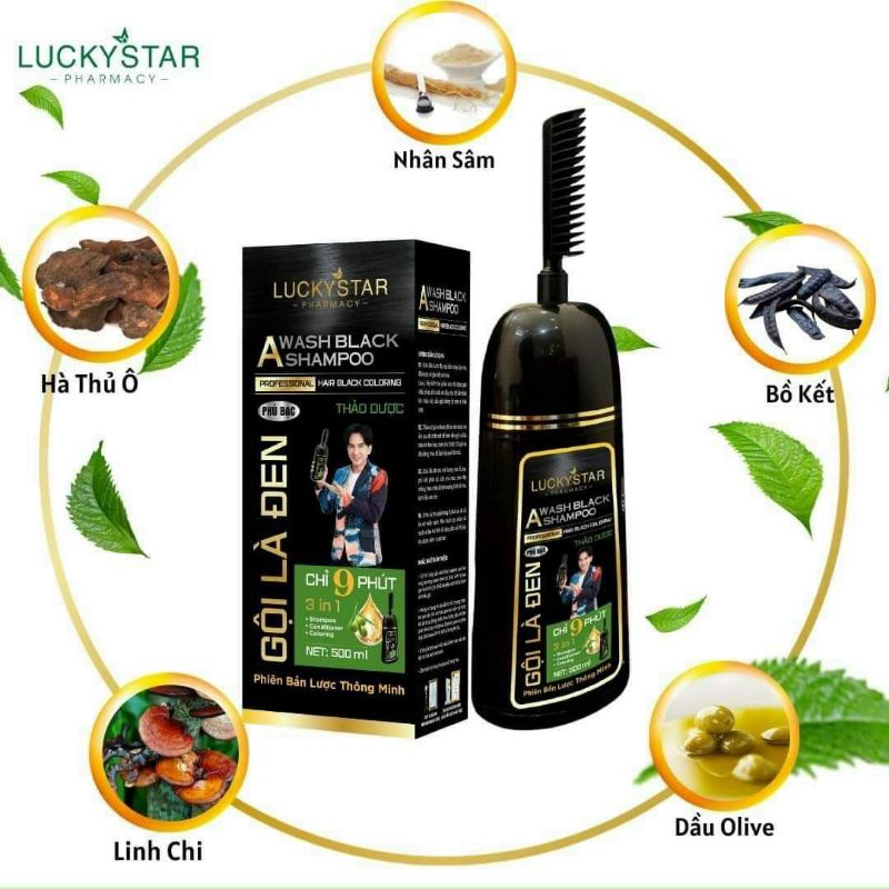 GỘI LÀ ĐEN LUCKY STAR