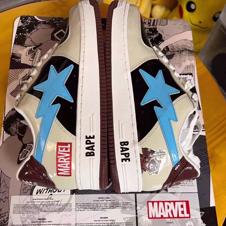 Giày Sneakers Bape Sta Ape Thời Trang Cá Tính Cho Nam Nữ