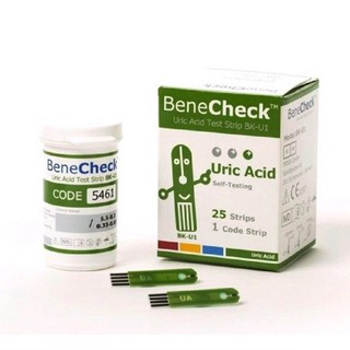 Que thử Acid Uric máy đo Benecheck 3in1