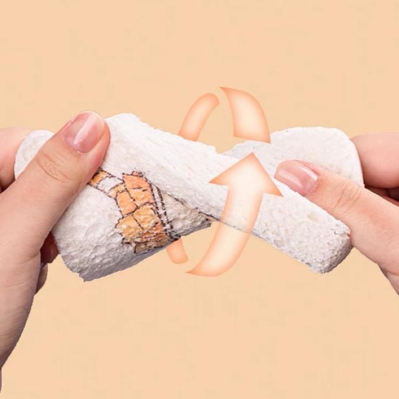 Mút Rửa Chén Bát Dạng Nén Hình Dáng Hoạt Hình Dễ Thương