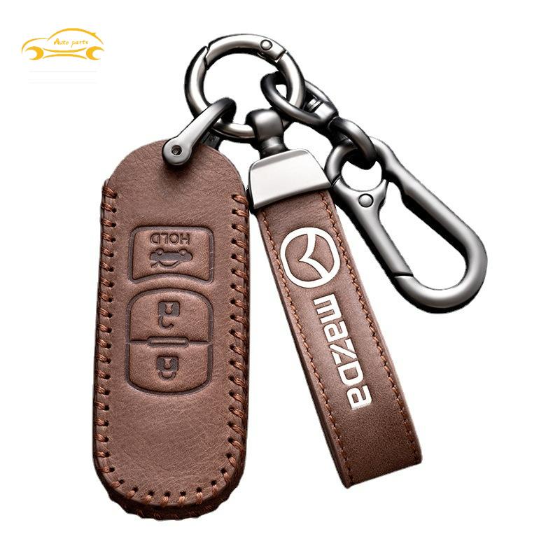 Bao Da Đựng Chìa Khóa Xe Hơi Mazda CX5 CX4 CX3 Atzma Mazda3 Mazda5 Ốp