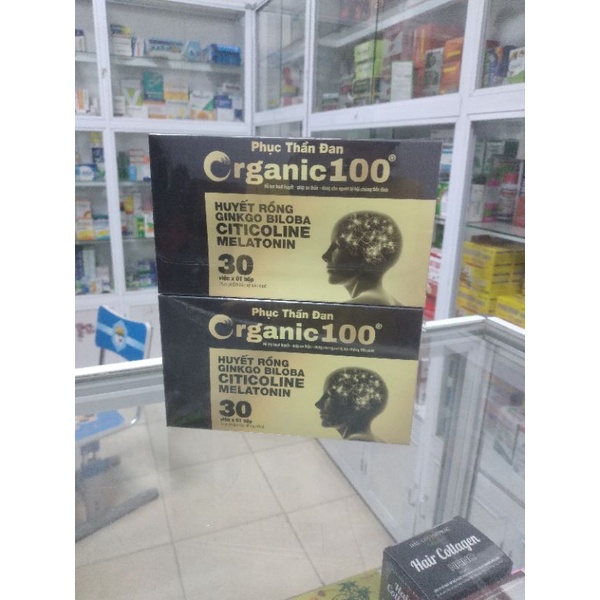 Phục thần đan Organic 100 hộp 30viên hộ trợ hoạt huyết