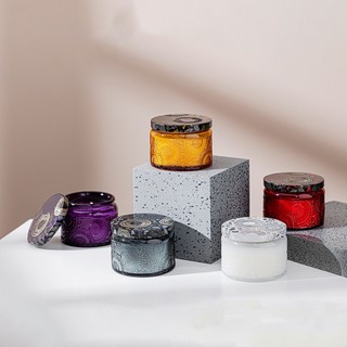  Nến Thơm Tinh Dầu Mesmeric Hũ Thủy Tinh Cầu Vồng Tạo Hương Thơm Khử Mùi Trang Trí Decor Hũ 120ml 