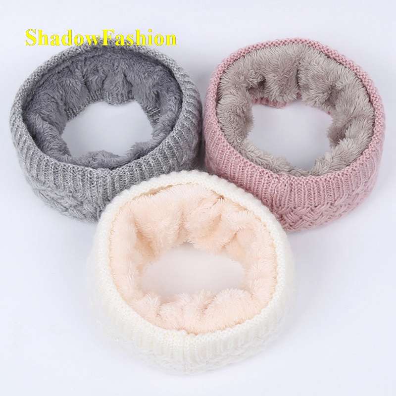Sf Khăn Choàng Cổ Chất Liệu Cotton Dày Dặn Giữ Ấm Mùa Đông Cho Người Lớn Và Trẻ Em