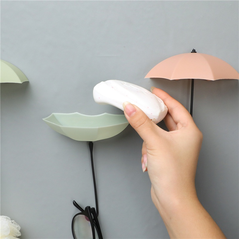 Set 3 Móc Treo Đồ Dáng Chiếc Ô Cá Tính - Móc Trang Trí Treo Gắn Tường