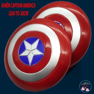 Đồ chơi khiên đội trưởng Mỹ và mặt nạ captain america có dây đeo