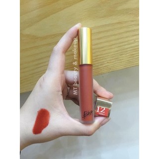 [Siêu hot ]Son Kem Lì Bibia 12 màu Cam Cháy