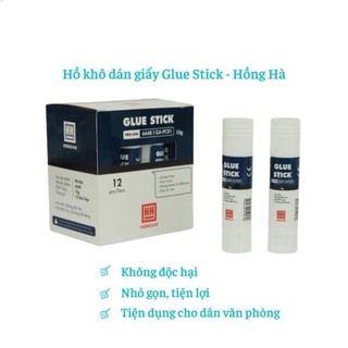 Hồ khô dán giấy glue stick văn phòng hồng hà - 6648