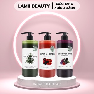 Sữa rửa mặt rau củ Wonder Bath Super Vegitoks Cleanser bản mới LAMII BEAUTY