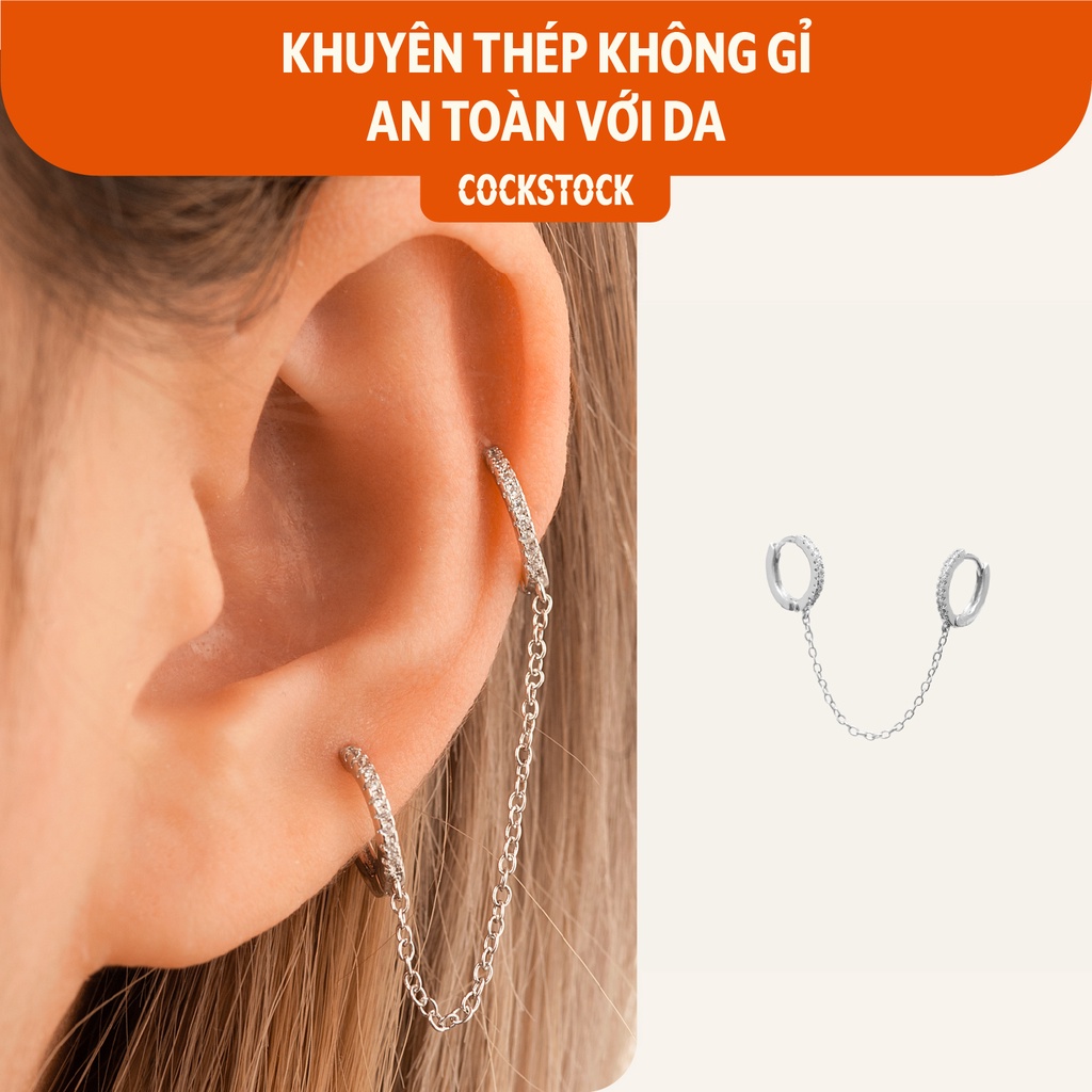 Khuyên tai xích Tornado Earring CockStock