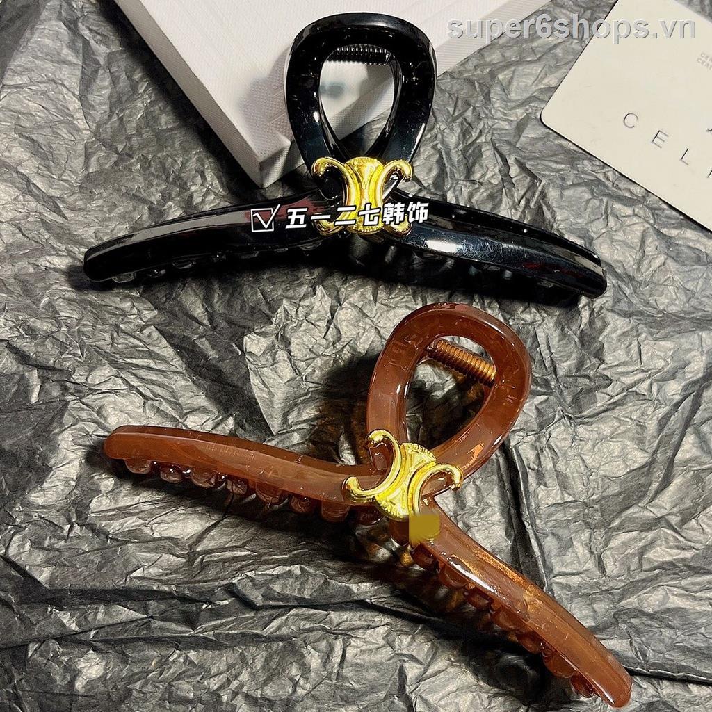 CELINE  Kẹp Tóc Triumph Hình Cá Mập Cao Cấp Thanh Lịch Đơn Giản Dành Cho Nữ