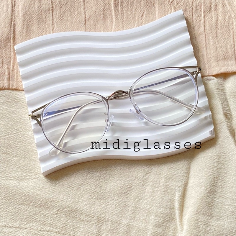 KÍNH TRÒN TAI MÈO DÁNG MỚI không độ