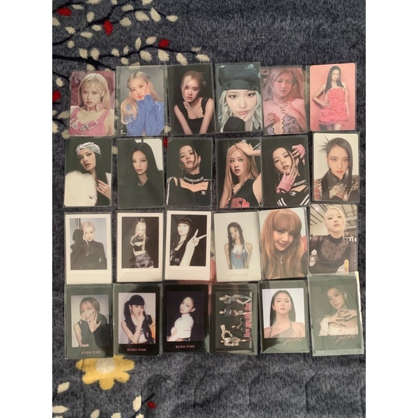 Card ảnh thẻ thành viên Jennie Lisa Jisoo Rosé nhóm nhạc Blackpink