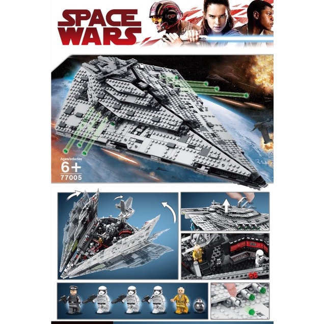 Đồ Chơi Lắp Ráp  Star Wars Series J-Starship 75190 8