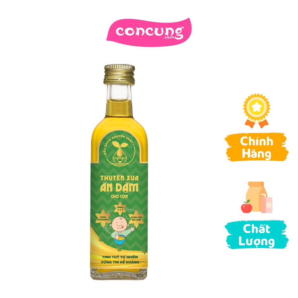 Dầu Sachi Nguyên Chất Thuyền Xưa Ăn Dặm Cho Con 65ml