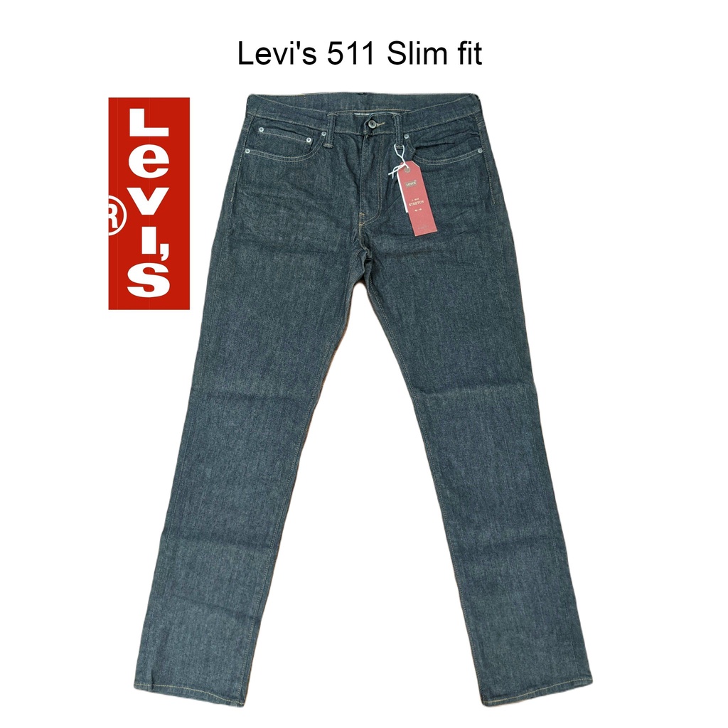 Quần jeans Nam Levi's 511 Slim fit W34L32 Hàng Hiệu