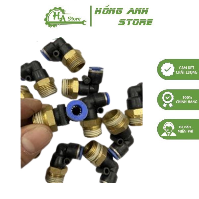 Cút Góc 6-3/8 (PL6-03) - Cút Nối Thu Do Hãng Aks Sản Xuất  - Hồng Anh Store