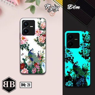 Ốp lưng kính Dạ Quang Vivo Y22 / Y22s phát sáng trong đêm sang chảnh