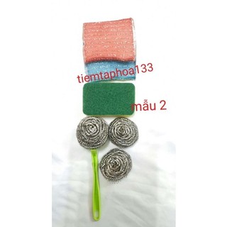 Cước cọ rửa bát chén đa năng xoong nồi mút rửa chén