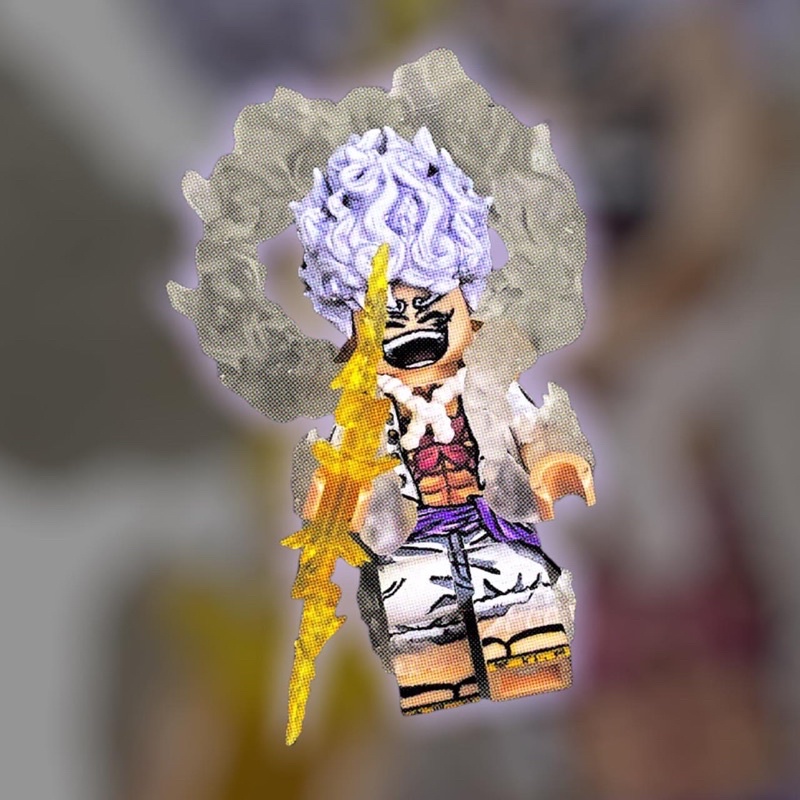 Lego Luffy Gear5 Custom trong bộ anime One Piece