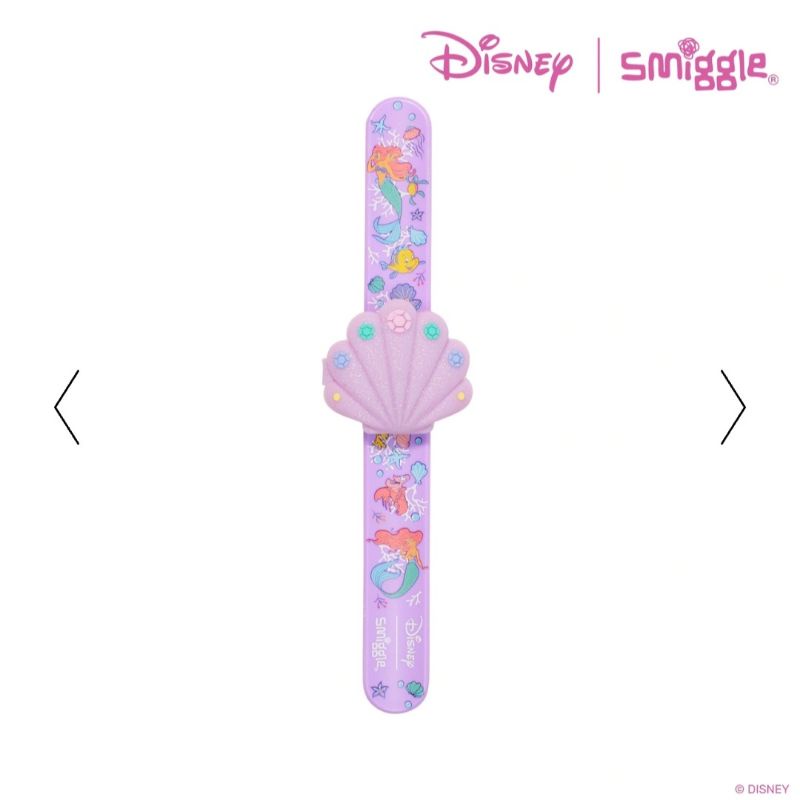 Đồng Hồ Trẻ Em Smiggle Vỏ Sò Tiên Cá Ariel