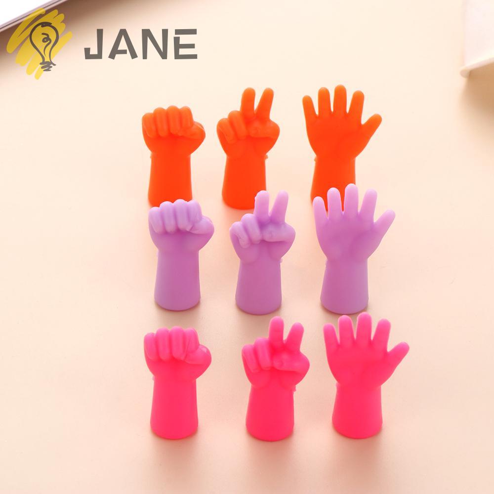 Set 6 Nút Chặn Bảo Vệ Đầu Kim Khâu Chống Trượt Nhiều Màu Tiện Dụng