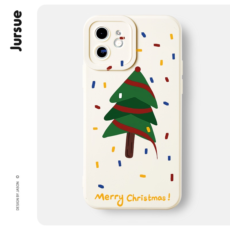 Ốp lưng JURSUE hoạt hình dễ thương đẹp Cho iPhone 14 13 12 11 Pro Max SE 2020 X XR XS 8 7 ip 6S 6 Plus kute XYH885