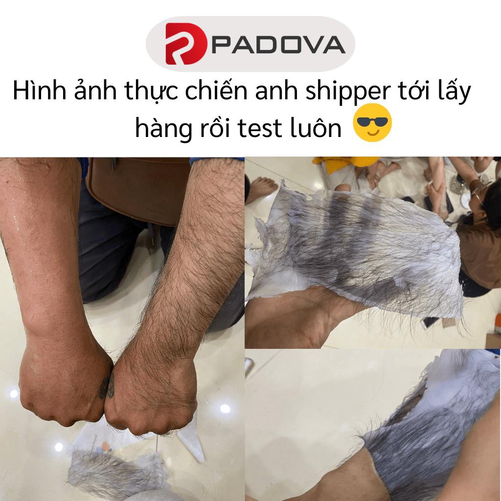 Túi 100gr Sáp Wax Lông Trong Suốt Premium Thơm Mùi Kẹo Siêu Bám Lông Tặng Que PADOVA 1010