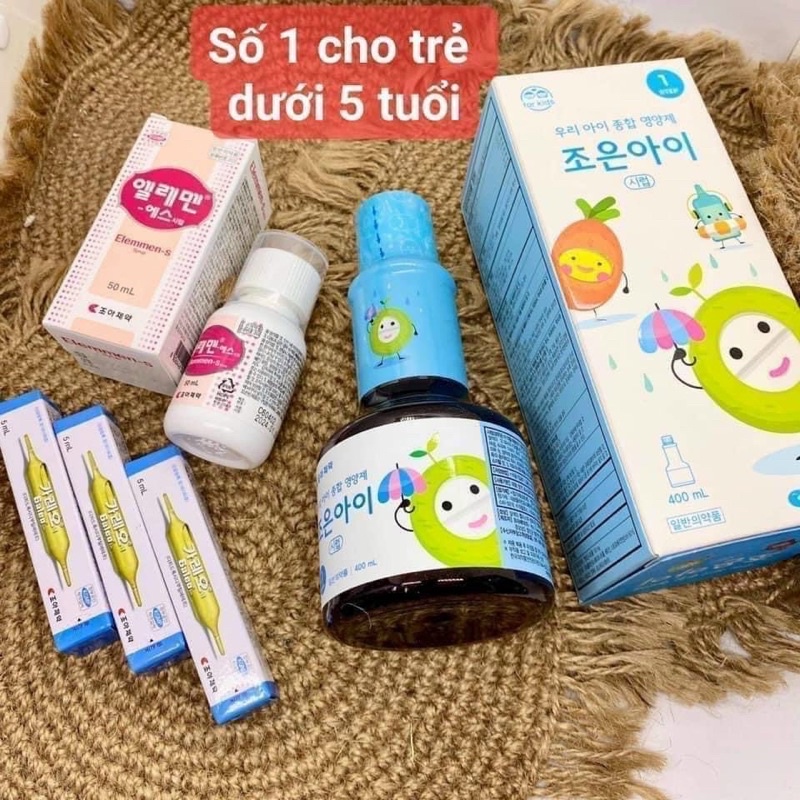 SET SẢN PHẨM VITAMIN KHỦNG LONG CHO BÉ HAY ĂN CHÓNG LỚN