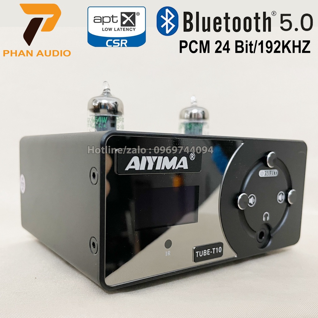 Giải Mã DAC Tích Hợp Pre Đèn AIYIMA TUBE T10 (24bit/192khz) Chính Hãng