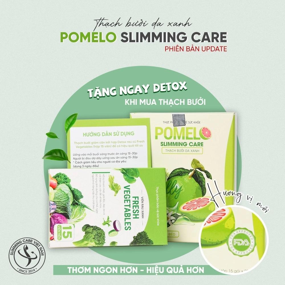 Thạch bưởi da xanh Pomelo Slimming Care đẹp dáng, sáng da, Thạch bưởi hỗ trợ cân nặng