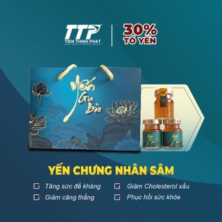 Nước yến sào chưng 2%r nhân sâm và 30% yến tươi cao cấp - Yến Gia Bảo