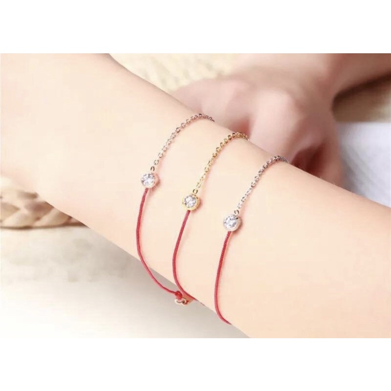 Vòng Tay May Mắn Nam Nữ Vòng Tay vòng tay chỉ đỏ may mắn Thái Lan